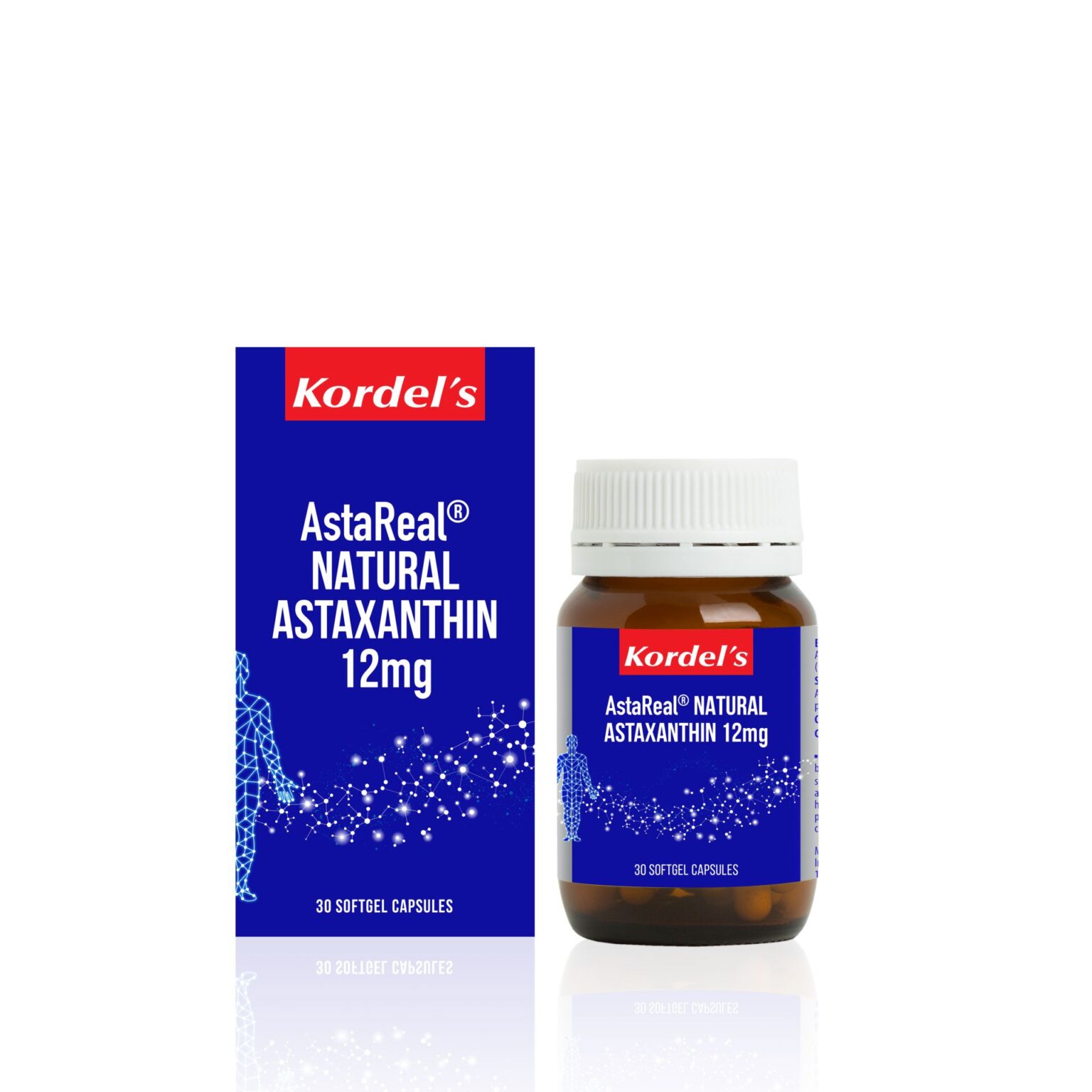 KORDEL’S ASTAREAL® NATURAL ASTAXANTHIN 12 mg Kordel’s