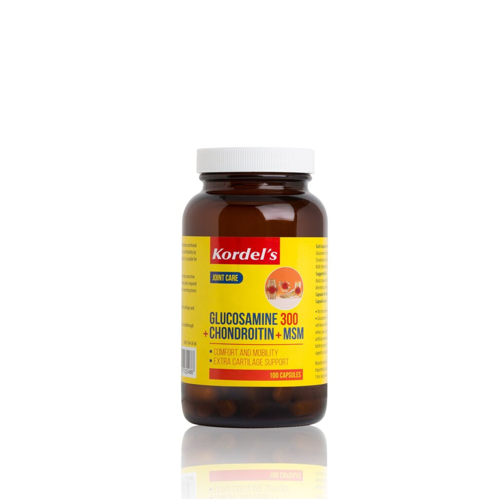 GLUCOSAMINE 300 + CHONDROITIN + MSM Kordel’s