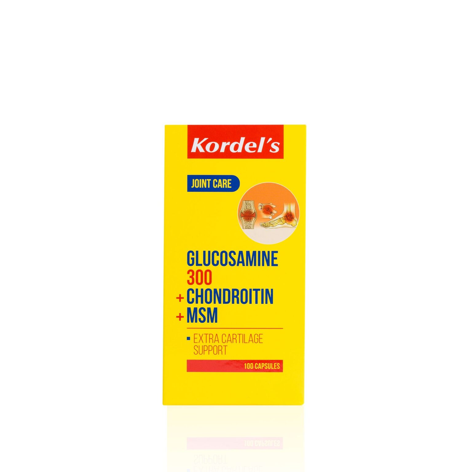 GLUCOSAMINE 300 + CHONDROITIN + MSM Kordel’s