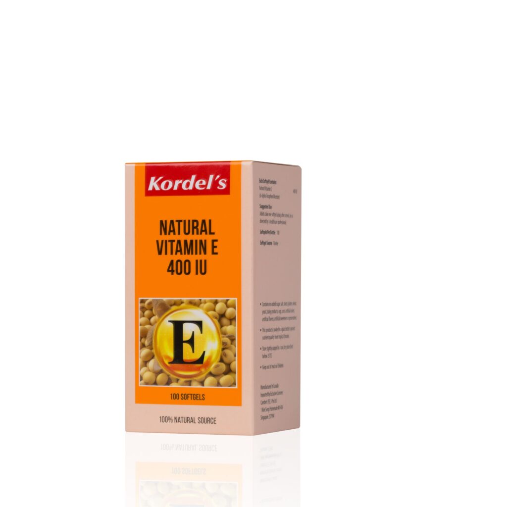 KORDEL’S NATURAL VITAMIN E 400 IU Kordel’s