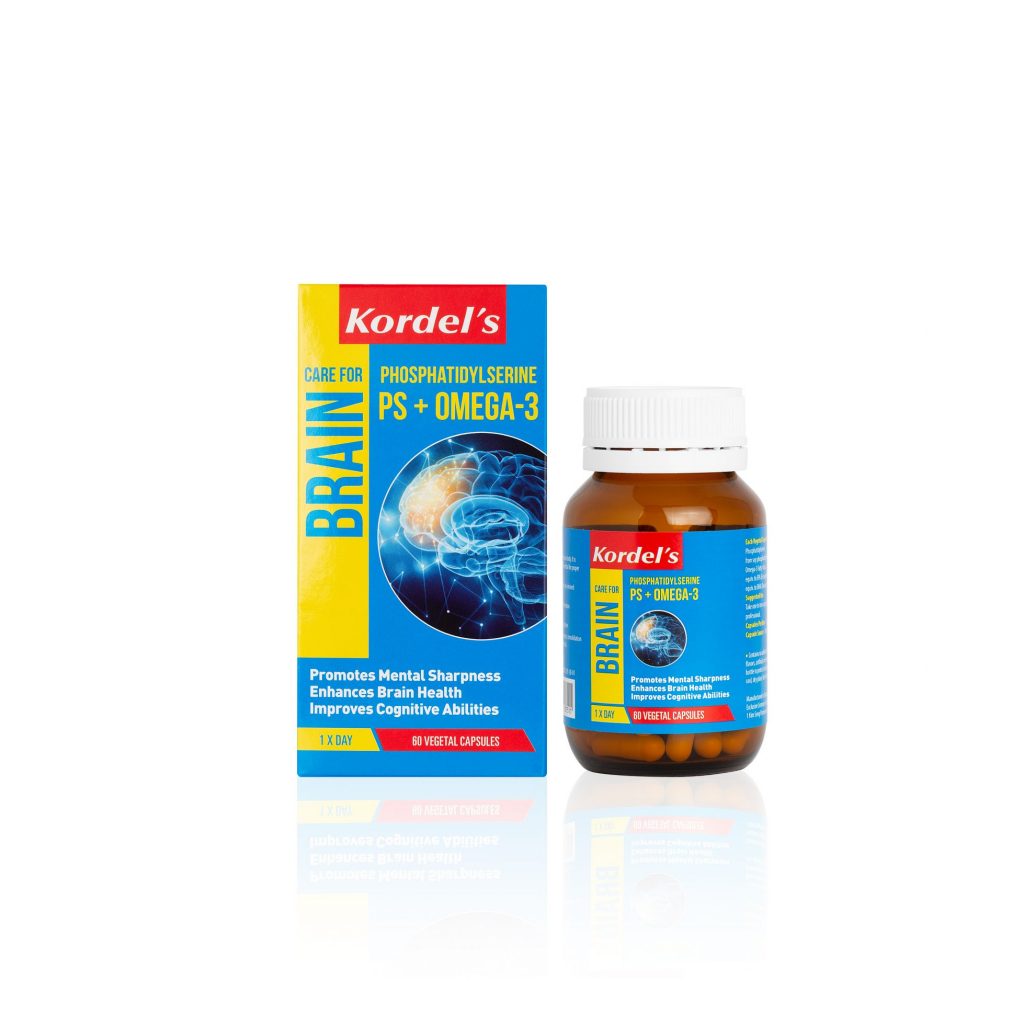 KORDEL’S PHOSPHATIDYLSERINE PS + OMEGA3 Kordel’s